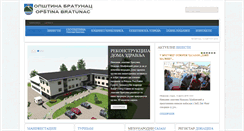 Desktop Screenshot of opstinabratunac.com